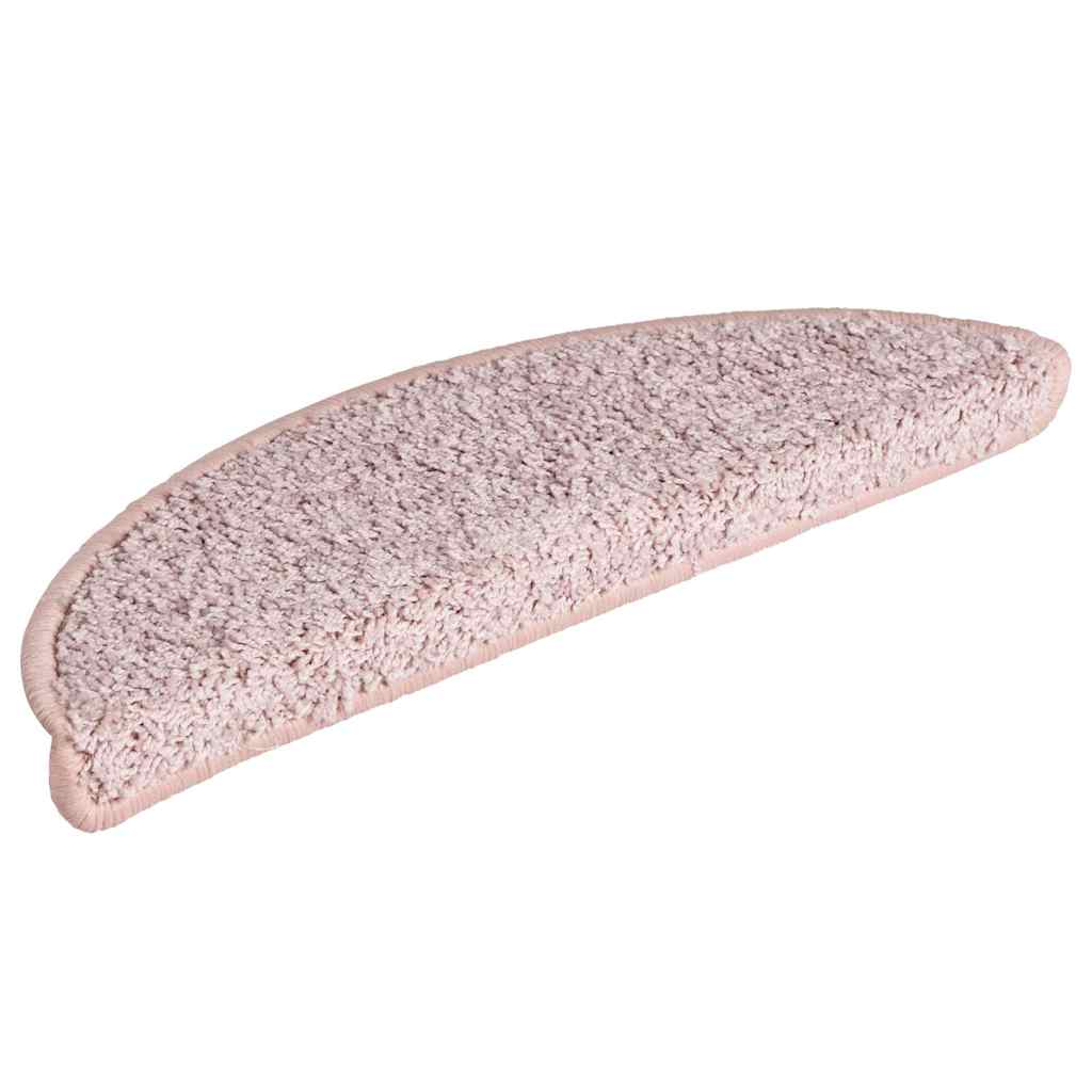 Stufenmatten 30 Stk. 56x17x3 cm Hellrosa Halbrund