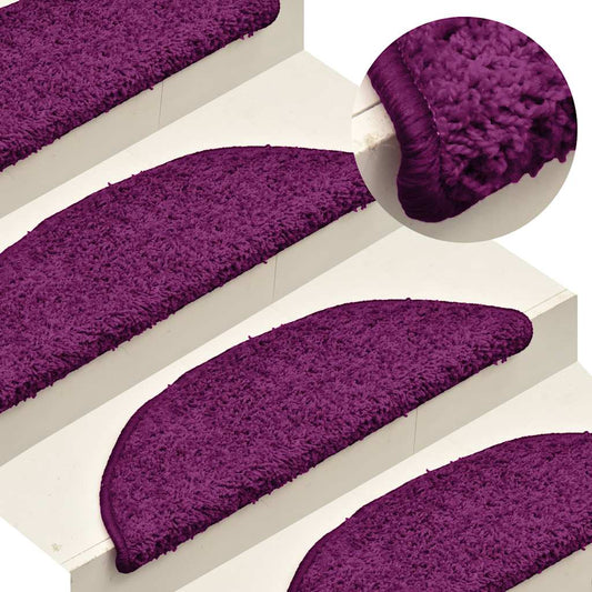 Stufenmatten 30 Stk. 56x17x3 cm Rosa Halbrund