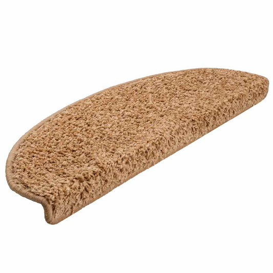 Stufenmatten 30 Stk. 65x21x4 cm Beige Halbrund Groß