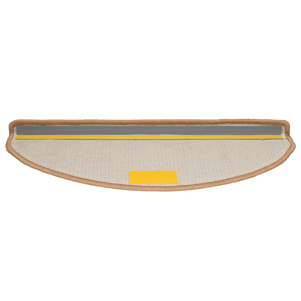 Stufenmatten 30 Stk. 65x21x4 cm Beige Halbrund Groß