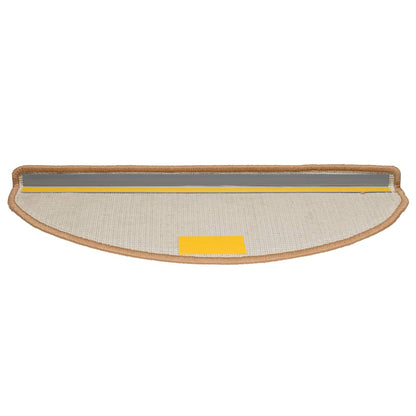 Stufenmatten 30 Stk. 65x21x4 cm Beige Halbrund Groß