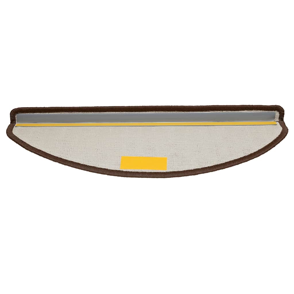 Stufenmatten 30 Stk. 65x21x4 cm Braun Halbrund Groß