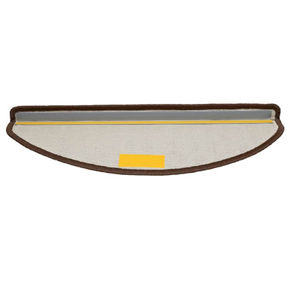 Stufenmatten 30 Stk. 65x21x4 cm Braun Halbrund Groß