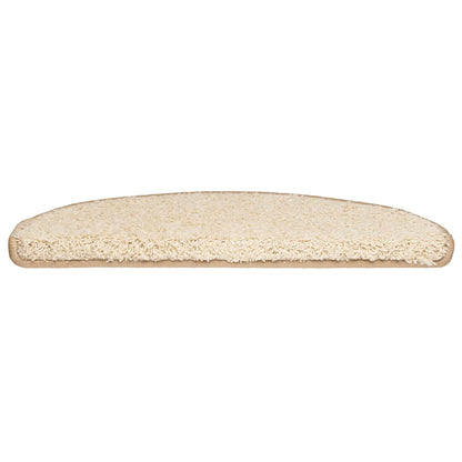 Stufenmatten 30 Stk. 65x21x4 cm Creme Halbrund Groß