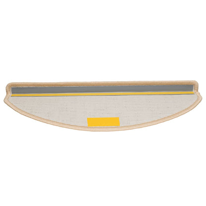 Stufenmatten 30 Stk. 65x21x4 cm Creme Halbrund Groß