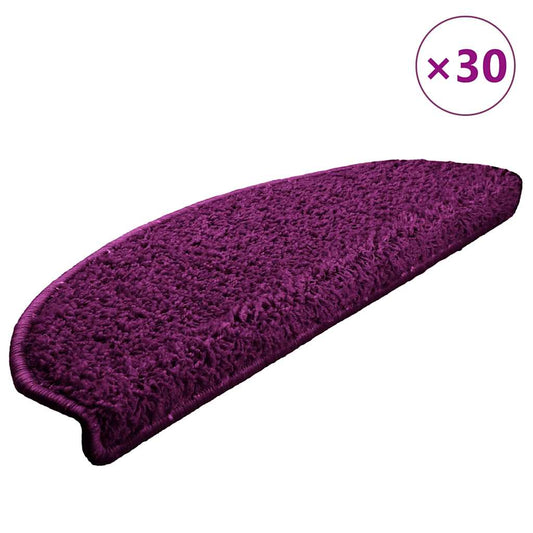 Stufenmatten 30 Stk. 65x21x4 cm Violett Halbrund Groß