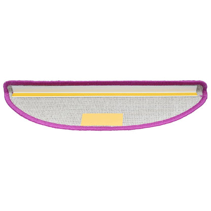 Stufenmatten 30 Stk. 65x21x4 cm Violett Halbrund Groß