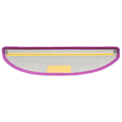 Stufenmatten 30 Stk. 65x21x4 cm Violett Halbrund Groß