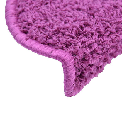 Stufenmatten 30 Stk. 65x21x4 cm Violett Halbrund Groß
