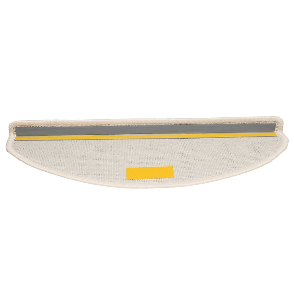 Stufenmatten 30 Stk. 65x21x4 cm Weiß Halbrund Groß