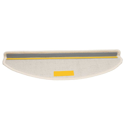 Stufenmatten 30 Stk. 65x21x4 cm Weiß Halbrund Groß