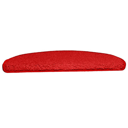 Stufenmatten 30 Stk. 65x21x4 cm Rot Halbrund Groß