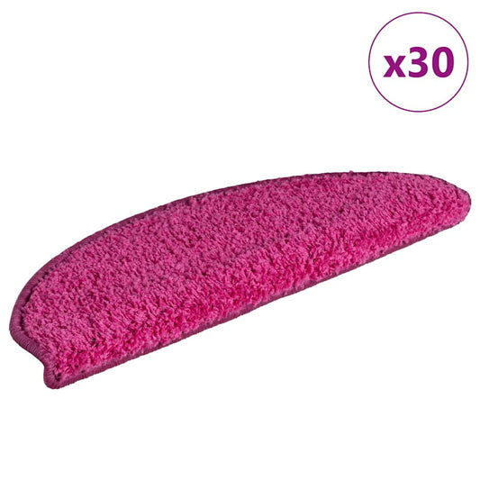 Stufenmatten 30 Stk. 65x21x4 cm Rosa Halbrund Groß