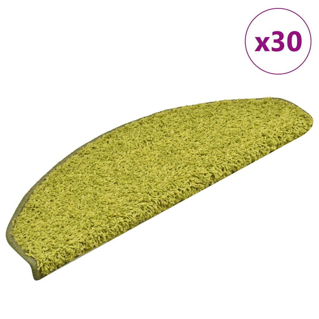 Stufenmatten 30 Stk. 65x21x4 cm Grün Halbrund Groß