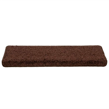 Stufenmatten 30 Stk. 65x21x4 cm Braun Rechteckiger Rand