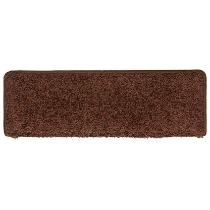 Stufenmatten 30 Stk. 65x21x4 cm Braun Rechteckiger Rand