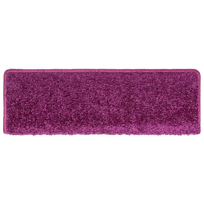 Stufenmatten 30 Stk. 65x21x4 cm Violett Rechteckiger Rand