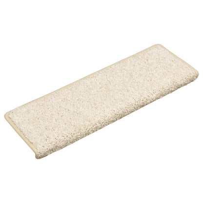 Stufenmatten 30 Stk. 65x21x4 cm Weiß Rechteckiger Rand