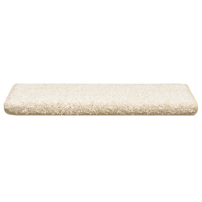 Stufenmatten 30 Stk. 65x21x4 cm Weiß Rechteckiger Rand