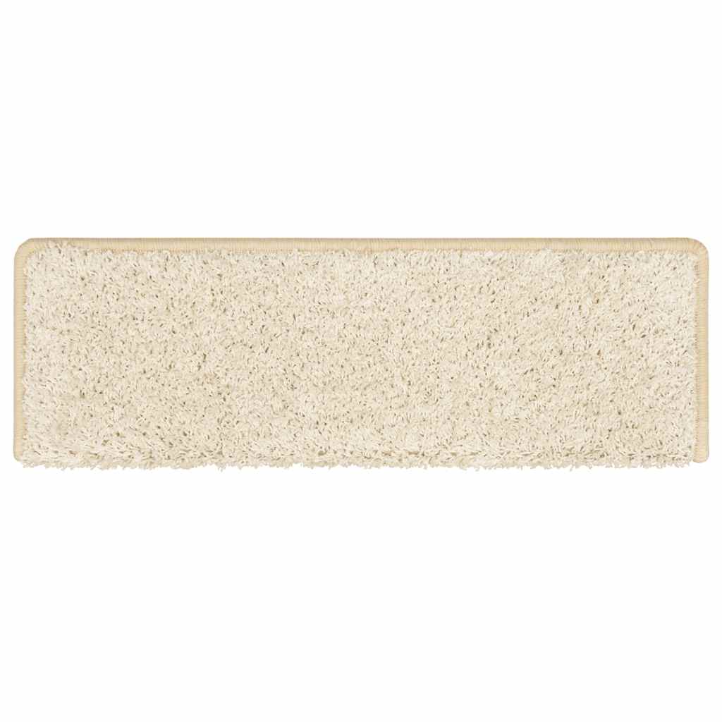 Stufenmatten 30 Stk. 65x21x4 cm Weiß Rechteckiger Rand