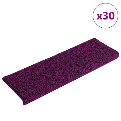 Stufenmatten 30 Stk. 65x21x4 cm Rosa Rechteckiger Rand