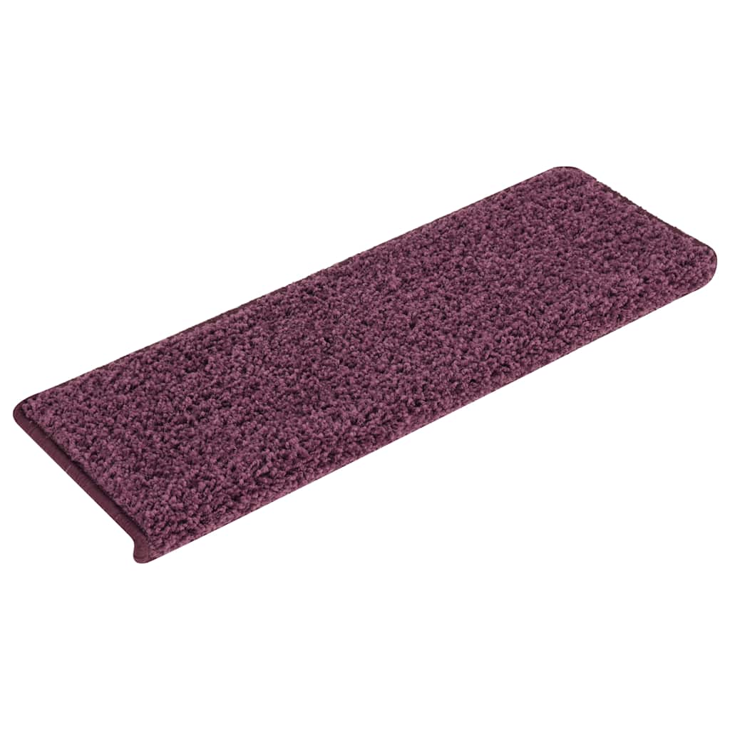 Stufenmatten 30 Stk. 65x21x4 cm Dunkelviolett Rechteckiger Rand