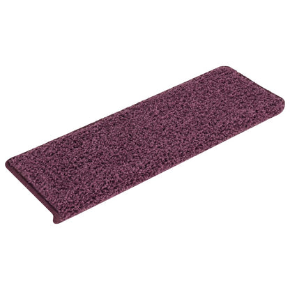 Stufenmatten 30 Stk. 65x21x4 cm Dunkelviolett Rechteckiger Rand