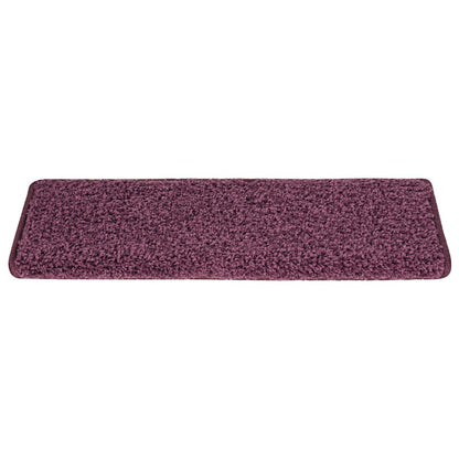 Stufenmatten 30 Stk. 65x21x4 cm Dunkelviolett Rechteckiger Rand
