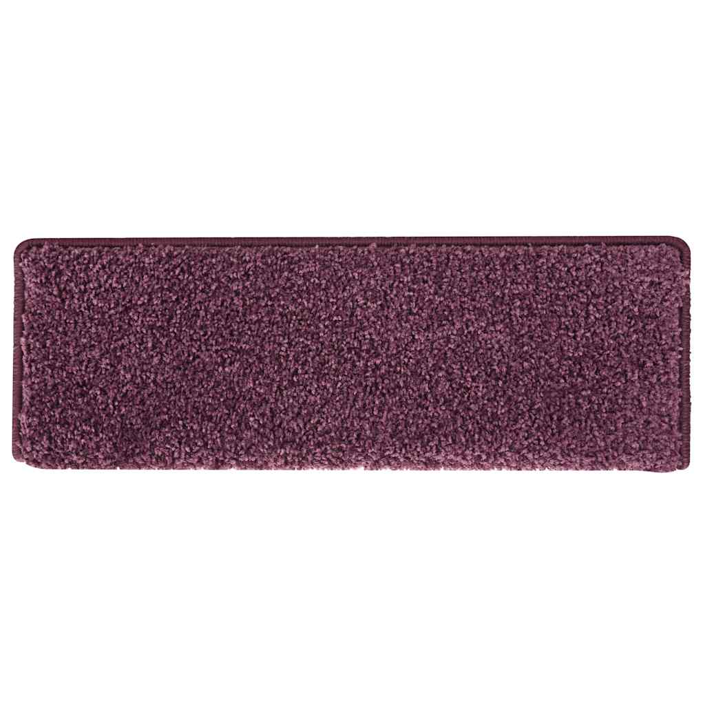 Stufenmatten 30 Stk. 65x21x4 cm Dunkelviolett Rechteckiger Rand
