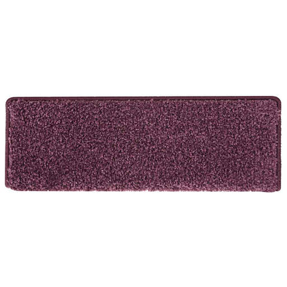 Stufenmatten 30 Stk. 65x21x4 cm Dunkelviolett Rechteckiger Rand