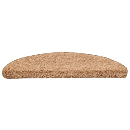Stufenmatten 20 Stk. 56x17x3 cm Beige Halbrund