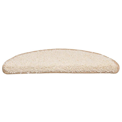 Stufenmatten 20 Stk. 56x17x3 cm Creme Halbrund