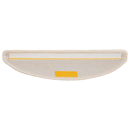 Stufenmatten 20 Stk. 56x17x3 cm Weiß Halbrund