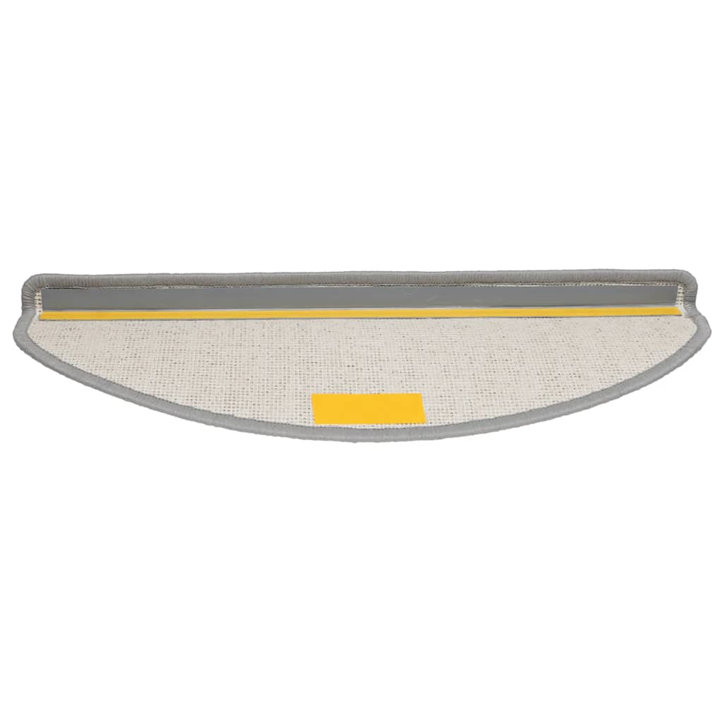 Stufenmatten 20 Stk. 65x21x4 cm Grau Halbrund Groß