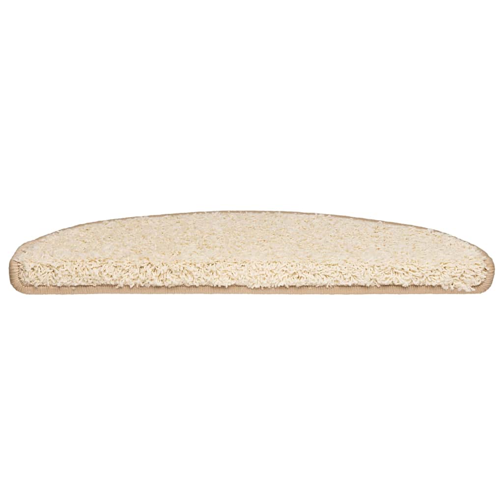 Stufenmatten 20 Stk. 65x21x4 cm Creme Halbrund Groß