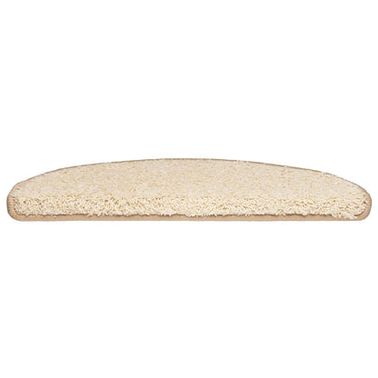 Stufenmatten 20 Stk. 65x21x4 cm Creme Halbrund Groß