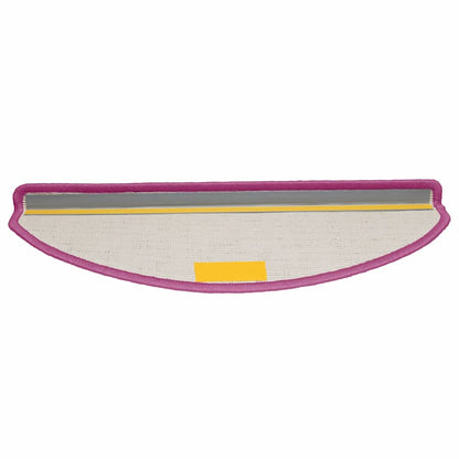 Stufenmatten 20 Stk. 65x21x4 cm Violett Halbrund Groß