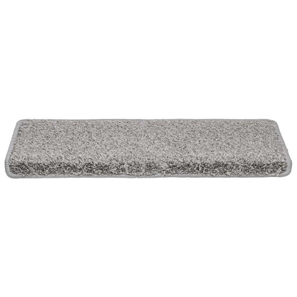 Stufenmatten 20 Stk. 65x21x4 cm Grau Rechteckiger Rand