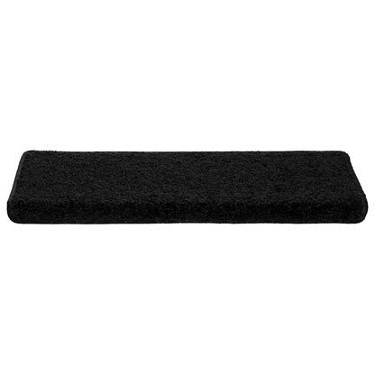 Stufenmatten 20 Stk. 65x21x4 cm Schwarz Rechteckiger Rand