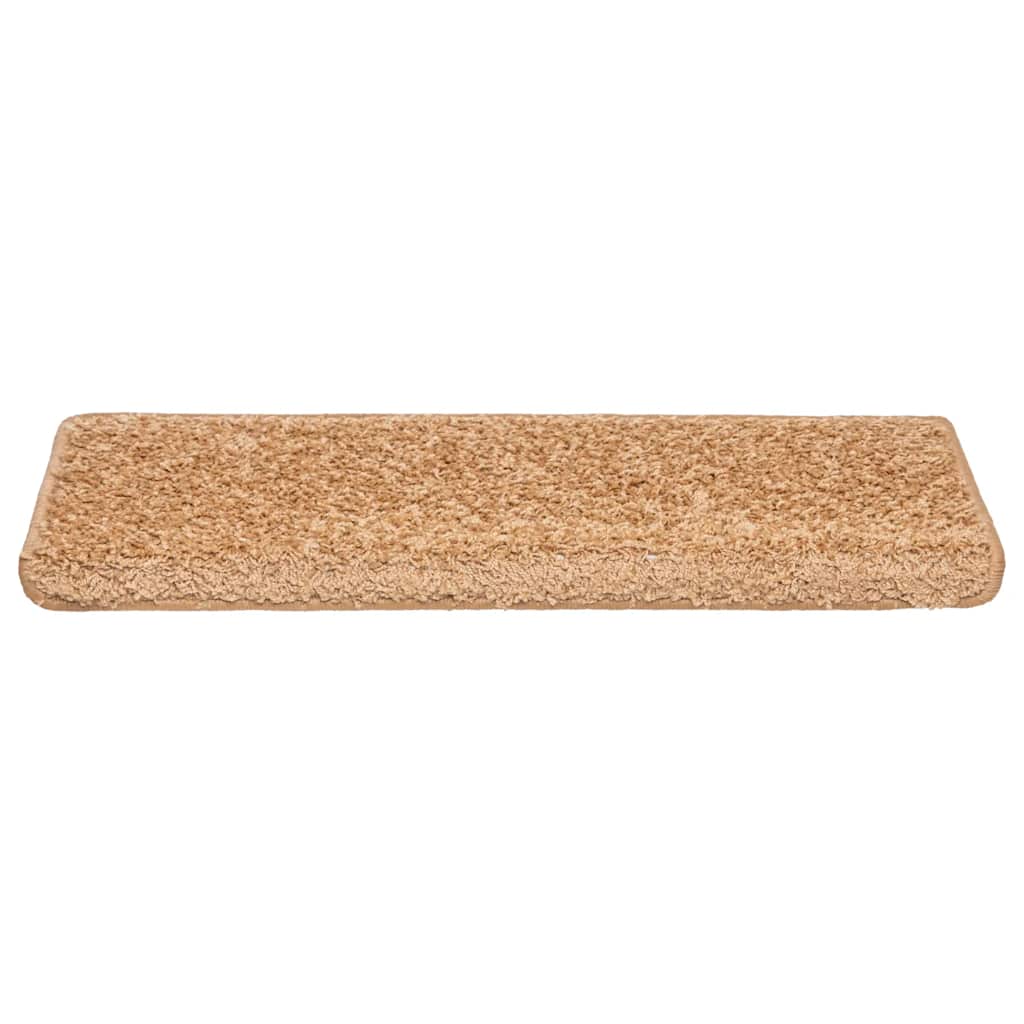 Stufenmatten 20 Stk. 65x21x4 cm Beige Rechteckiger Rand