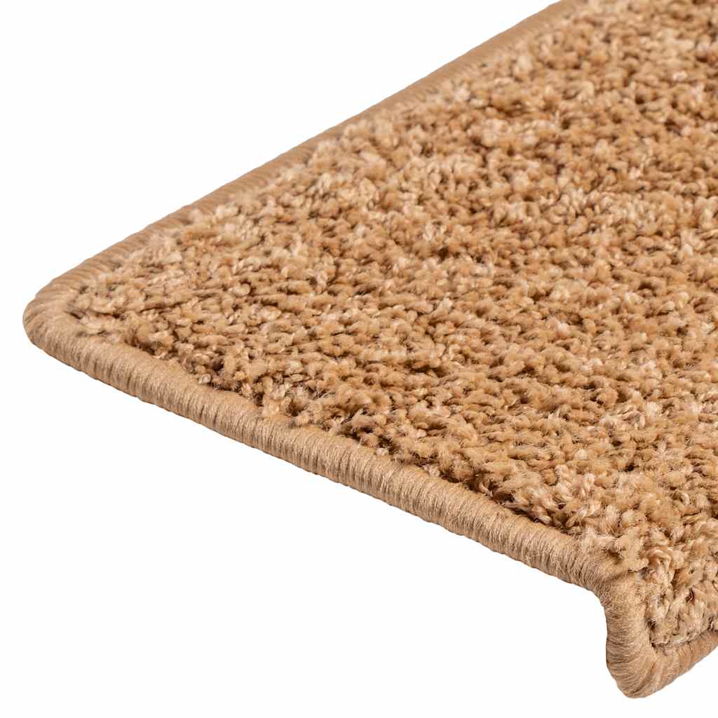 Stufenmatten 20 Stk. 65x21x4 cm Beige Rechteckiger Rand