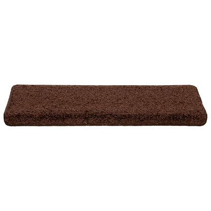 Stufenmatten 20 Stk. 65x21x4 cm Braun Rechteckiger Rand