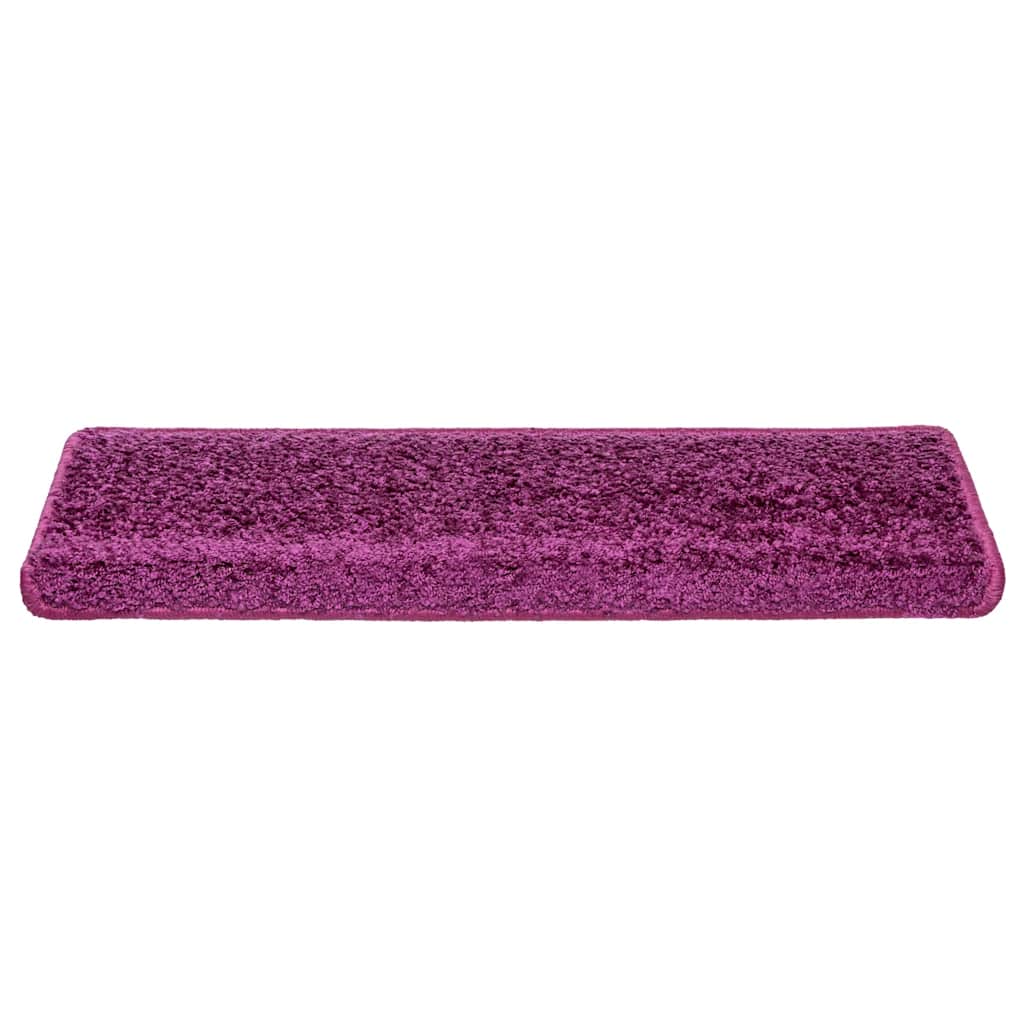 Stufenmatten 20 Stk. 65x21x4 cm Violett Rechteckiger Rand
