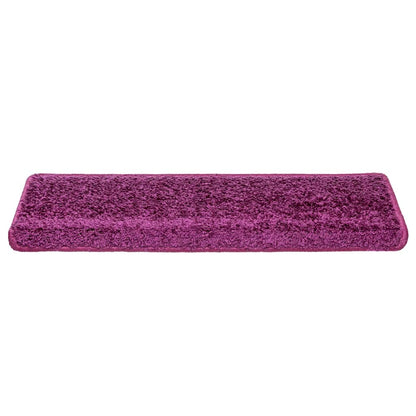 Stufenmatten 20 Stk. 65x21x4 cm Violett Rechteckiger Rand