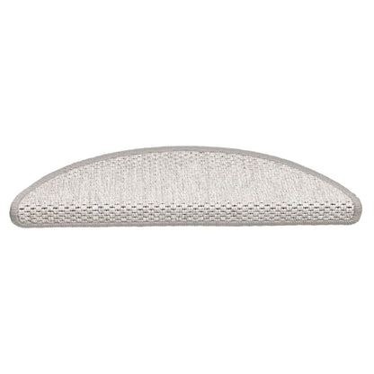 Stufenmatten Selbstklebend Sisal-Optik 30Stk. 56x17x3cm Platina