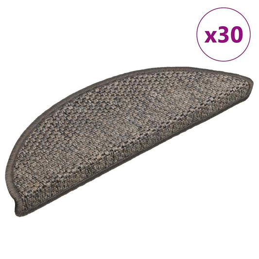 Stufenmatten Selbstklebend Sisal-Optik 30 Stk. 56x17x3 cm