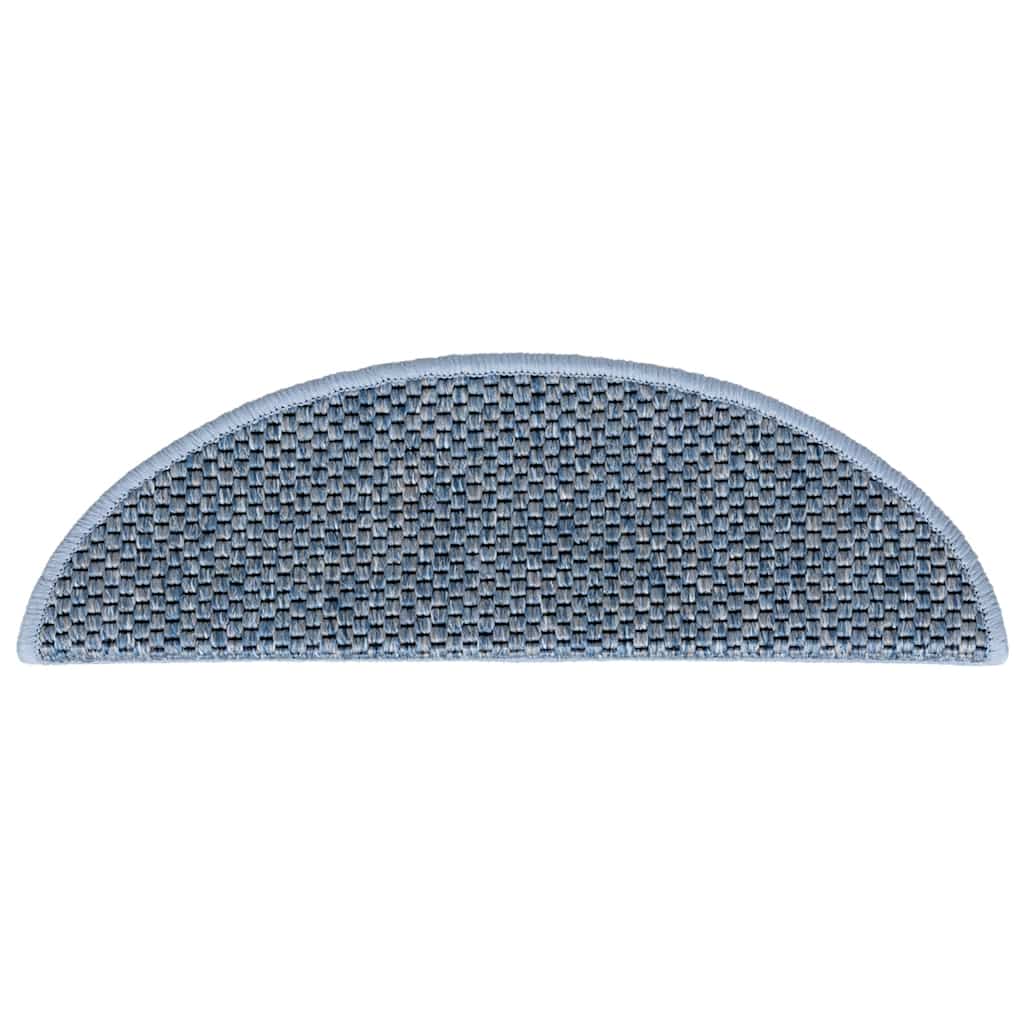 Stufenmatten Selbstklebend Sisal-Optik 30Stk. 56x17x3cm Blau