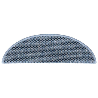 Stufenmatten Selbstklebend Sisal-Optik 30Stk. 56x17x3cm Blau