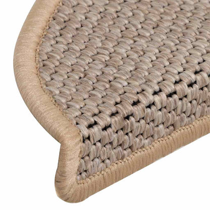 Stufenmatten Selbstklebend Sisal-Optik 30 Stk. 56x17x3 cm