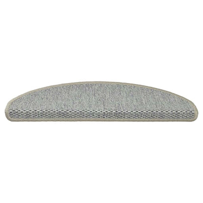 Stufenmatten Selbstklebend Sisal-Optik 30Stk 65x21x4cm Hellgrün